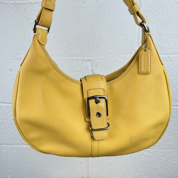 Coach | Bags | Coach Hamptons Leather Zip Buckle Flap Hobo